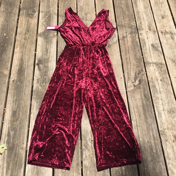 Xhilaration Velvet Jumpsuit - Picture 9 of 11
